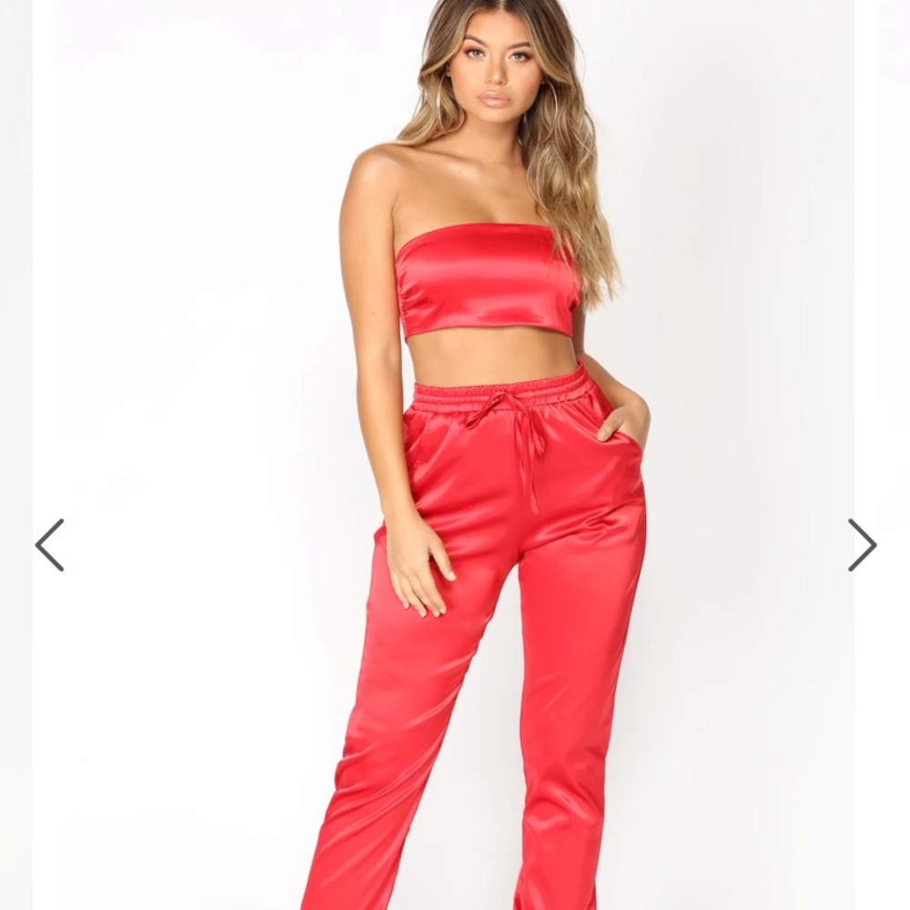 🌹 My Revenge Satin Pant Set 🌹